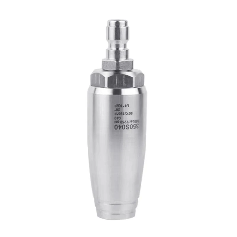 

Y1AD Professional Grade High-Pressure Washer Nozzle Chrome Plated and Ceramic