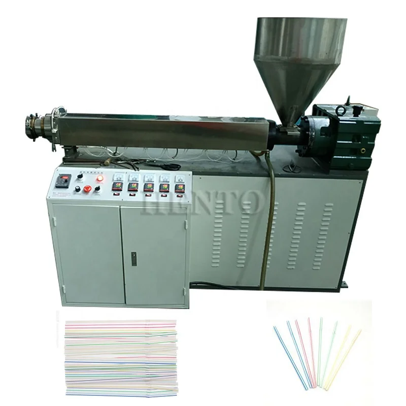 Easy Operation Drinking Straw Making Machine / Drinking Straw Packing Machine / Mini Drinking Straw Making Machine