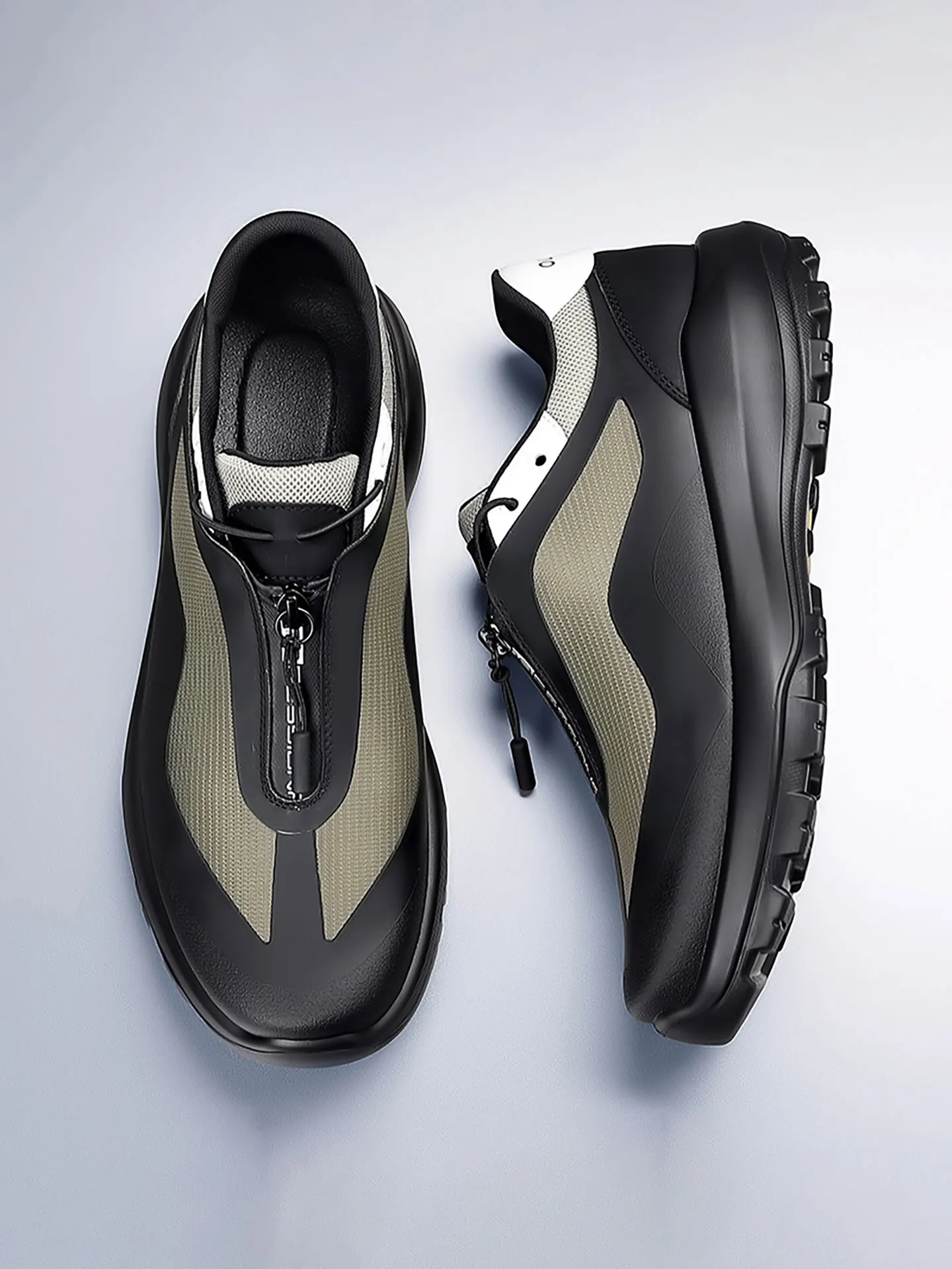 

Мужские спортивные слипоны без шнурков 2026: Новые легкие повседневные туфли на молнии, мягкие, дышащие, для активного отдыха