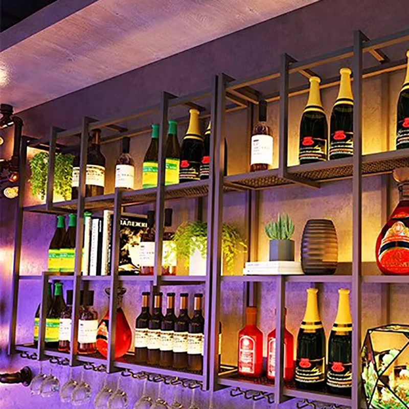 収納棚 アルコールキャビネット メタルセラー ドリンク レストラン ワインキャビネット ディスプレイ Vinera Glas Vitrinenschrank バー家具