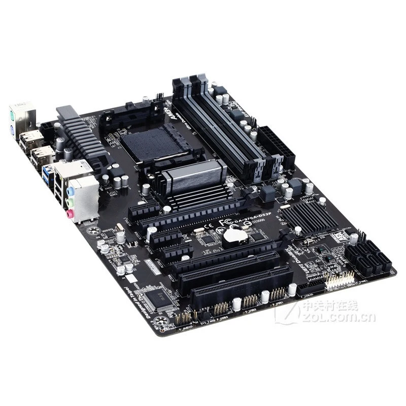 Soquete AM3 + DDR3, 32GB, Desktop Mainboard, SATA III, USB 3.0, GA-970A-DS3P, apto para AMD, 970