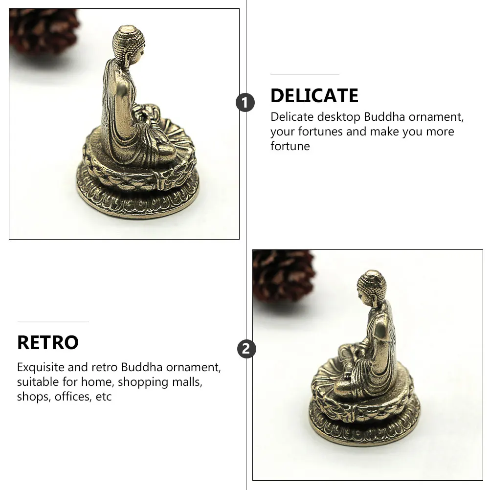 

Car-mounted Buddha Ornaments Figurine Figure Mini Figurines Small Statue Desktop