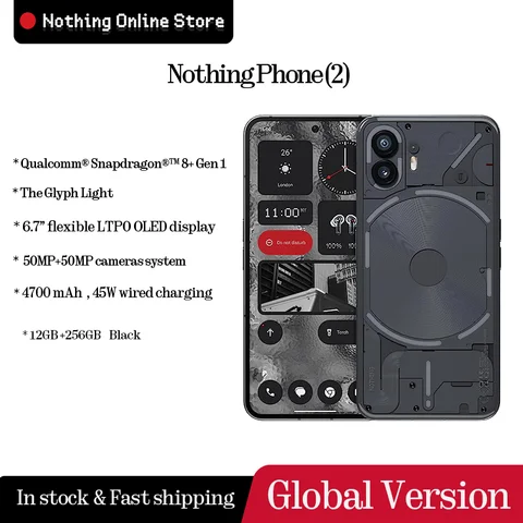 Смартфон NOTHING Phone (2), 12/256ГБ