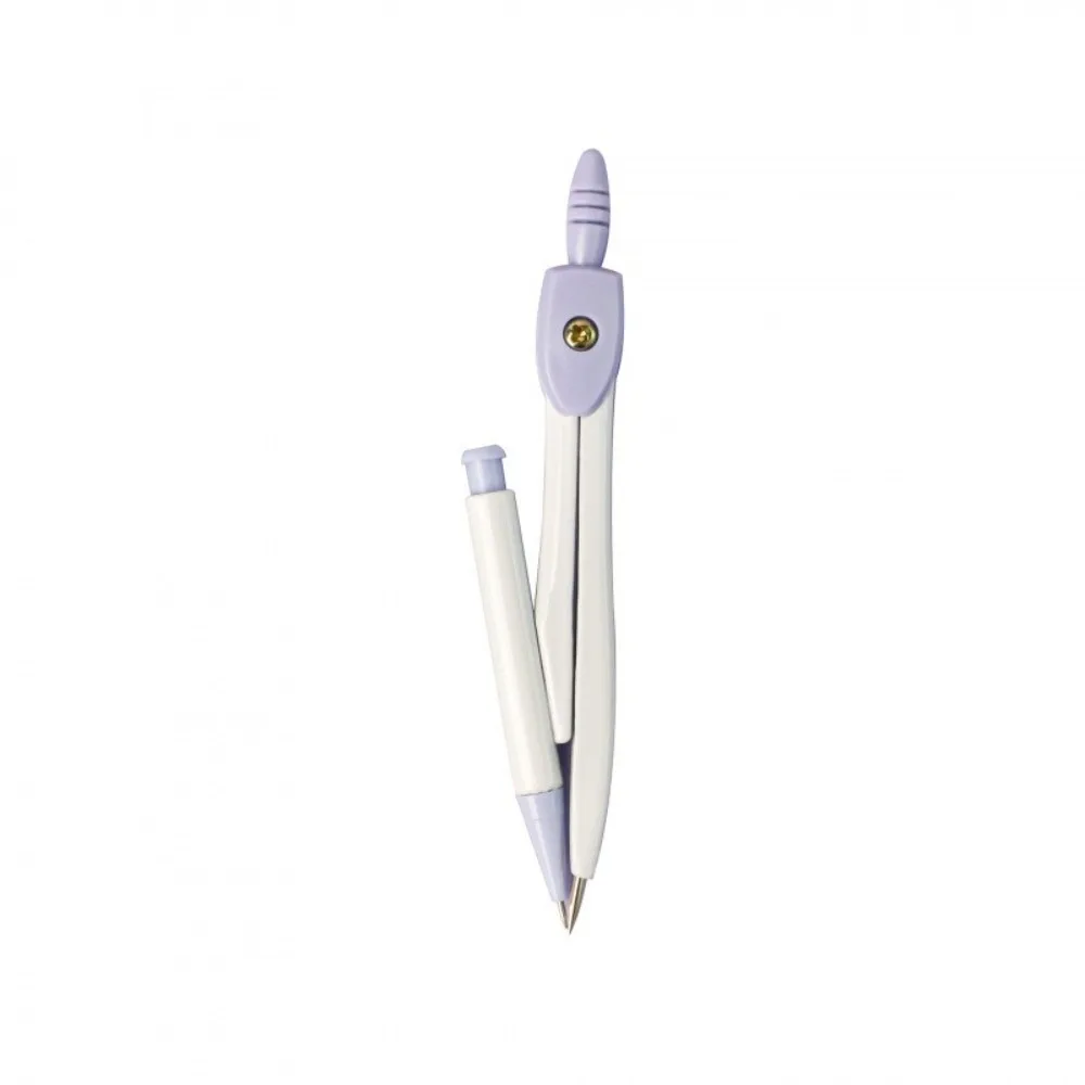 Durable Metal Drawing Compass Geometry Tool Multifunctional Student Compass Set Macaron Color Geometry Compass Tool Students