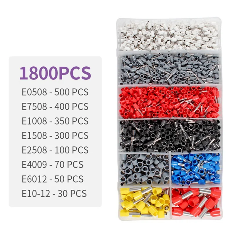 

Combination Set Of Crimping Pliers PZ0.5-16 Tube Crimping Pliers With 1200 VE Pin Terminals. Easy To Use Reusable