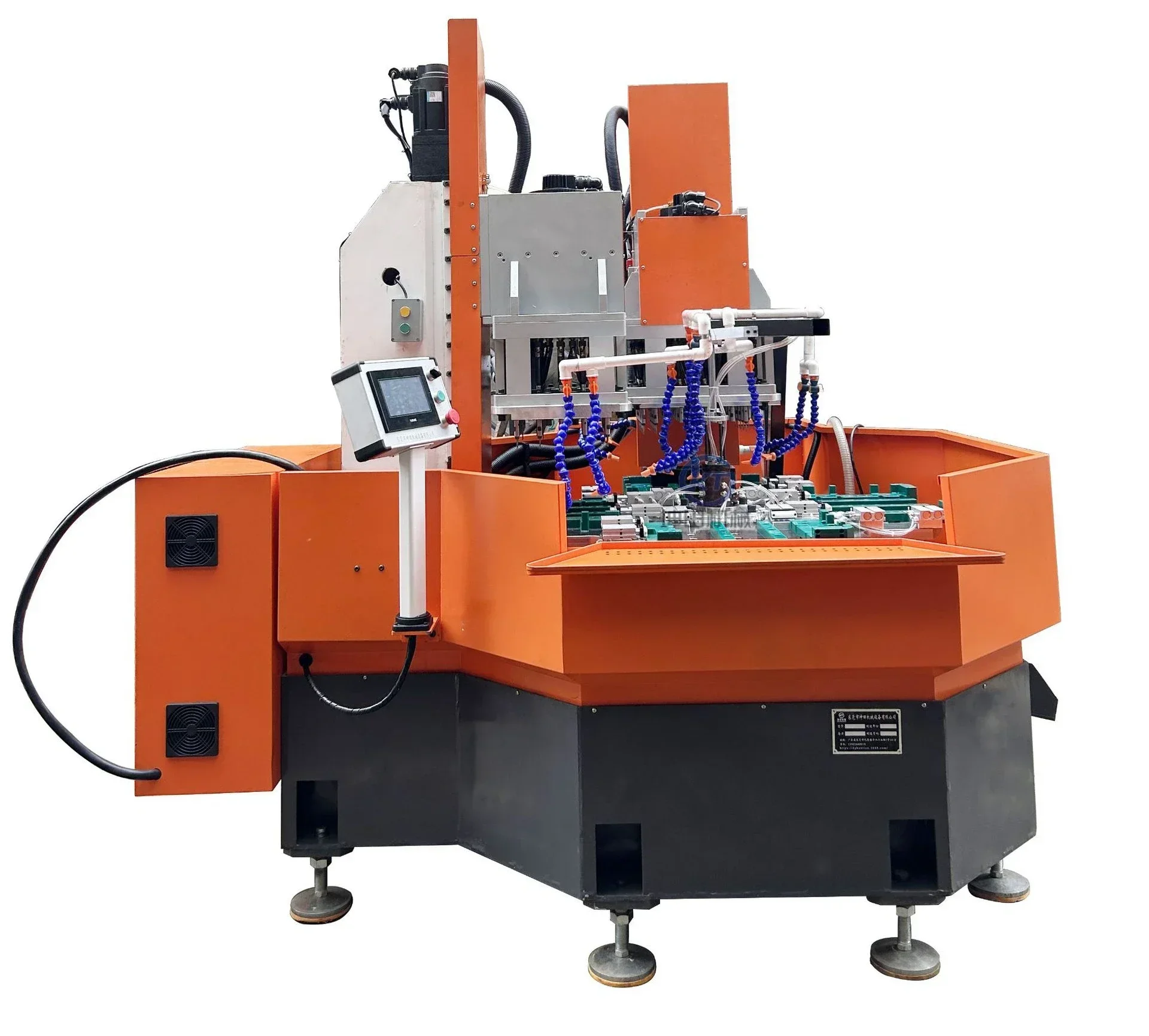 Machine à Tarauder et à Chanfreiner, Filetage Multi-Axes CNC de Haute Précision