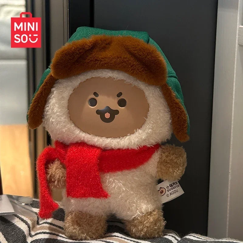 MINISO DOGGY CAT Creative Wardrobe Series Vinyl Pendant Blind Box Guess Bag Original Toys Doll Cute Anime Figure Ornaments Gift