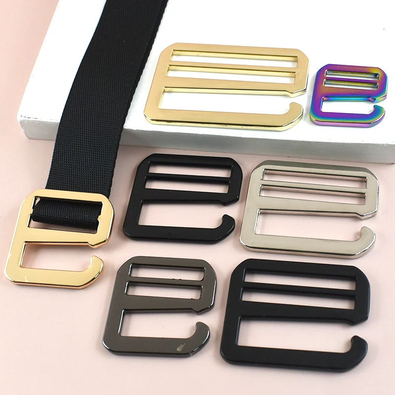 5/10Pcs 20-50mm G Hook Metal Buckles for Bag Strap Adjuster Tri-Glide Hooks Dog Collar Webbing Ring Slider Clasp Belt Buckle