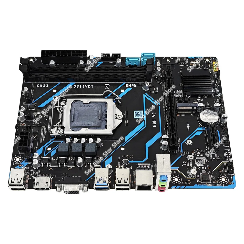 The New B85 Desktop Computer Motherboard Features LGA-1150 Pin DDR3 Memory Supporting M.2 Solid-state I3 4590 CPUs