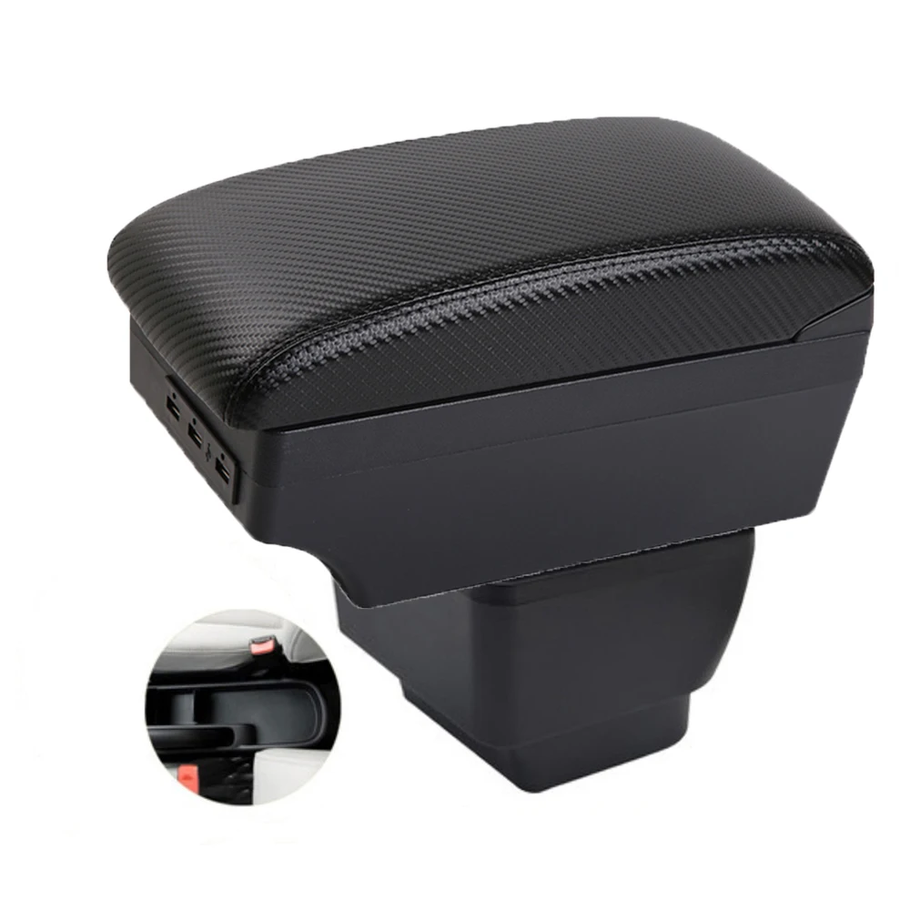 For MAZDA 2 Armrest Box MAZDA 2 Demio Storage Box Arm Bracing central control panel elbow support for drivers