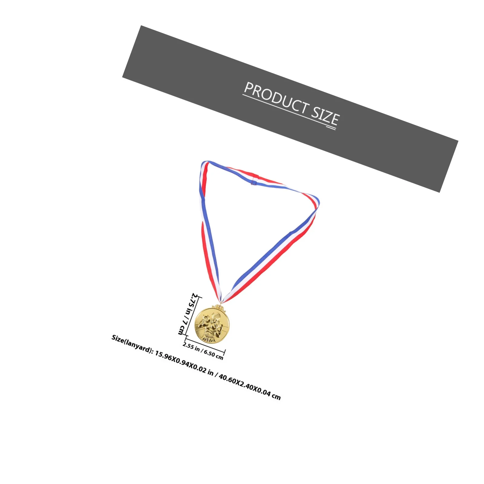 5 قطع من الميداليات الرياضية المصنوعة من سبائك الزنك بتصميم محاكاة جوائز مسابقة الملاكمة وميداليات جوائز مضحكة متينة #3