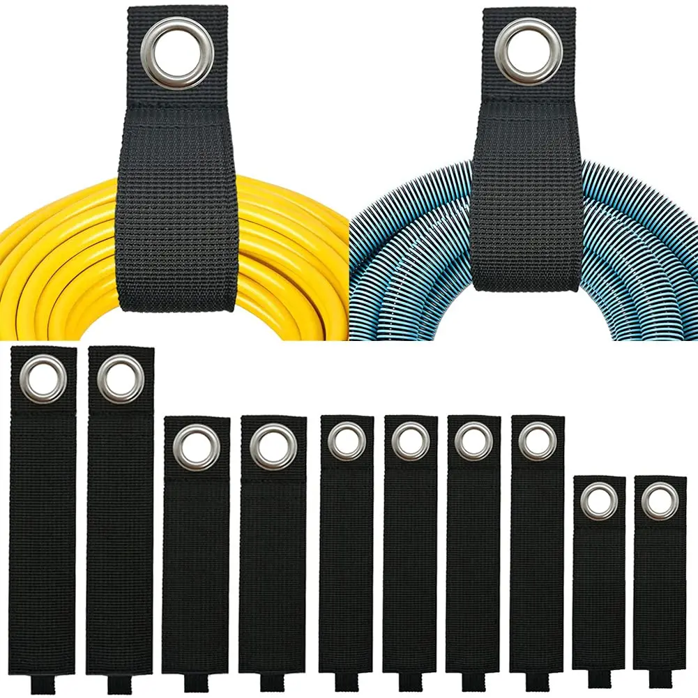 

Heavy-Duty Wrap-It Storage Straps (Assorted 10 Pack) - Extension Cord Organizer, Cable Straps for RV Accessories, Workshop