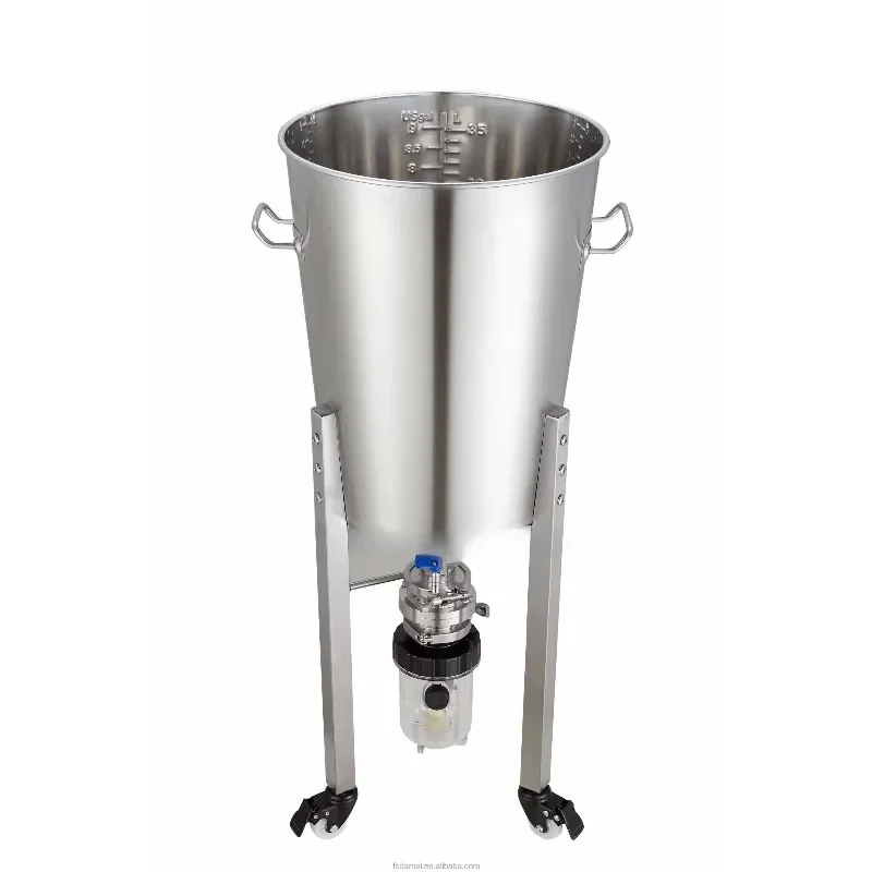 65L Homemade Fermentation Equipment, Stainless Steel Tank for Pressurized Juice Fermentation, Wine Pressure Fermentation Tank