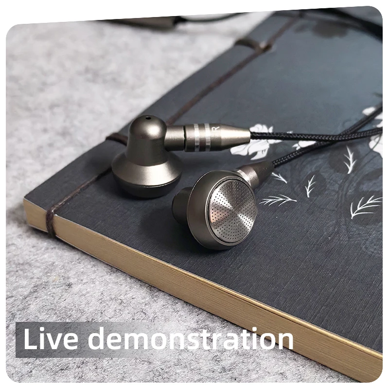 LUN SHENG AEOLIAN Bells Flat Head Earbuds In Ear Earphone Wired HIFI 13.6mm Circular Composite Dynamic Driver MMCX