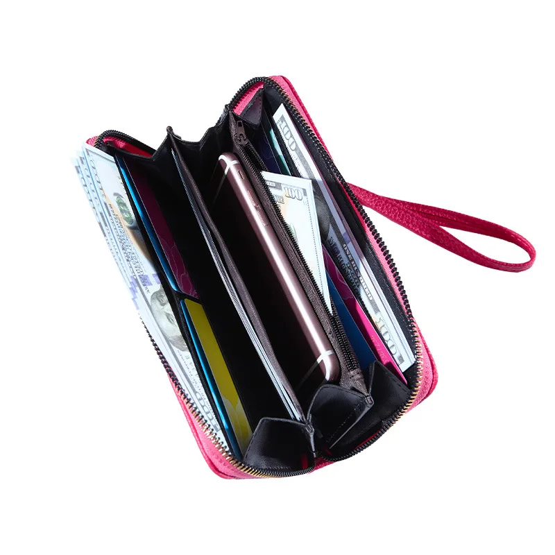 

Women's Wallet Long Clutch Zipper Large Capacity Coin Purse Mobile Phone Bag