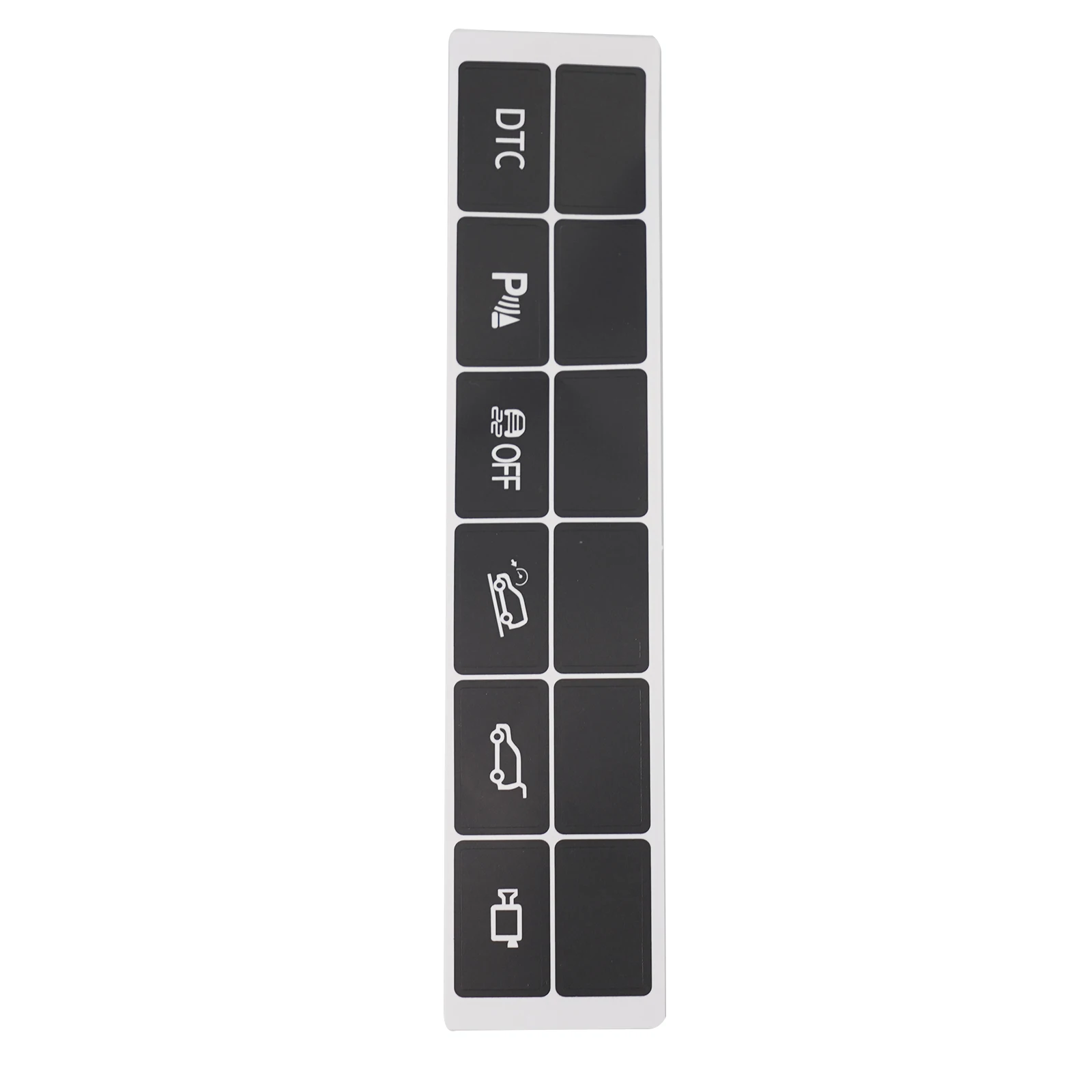 For BMW For Dashboard DTC Traction Control Button Sticker Replacement Kit for E70 (2006-2013) and X6 E71 (2008-2014)
