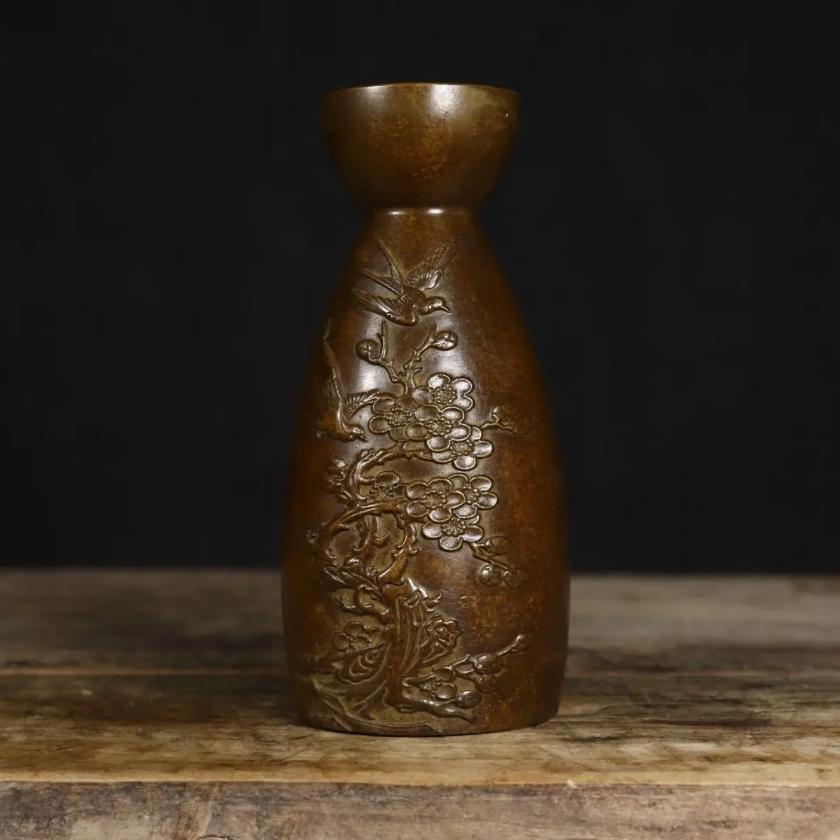 Retro Plum blossom magpie Wine Pot Ornament Decoration Tea Pet Figurines Desk Decor Accessories