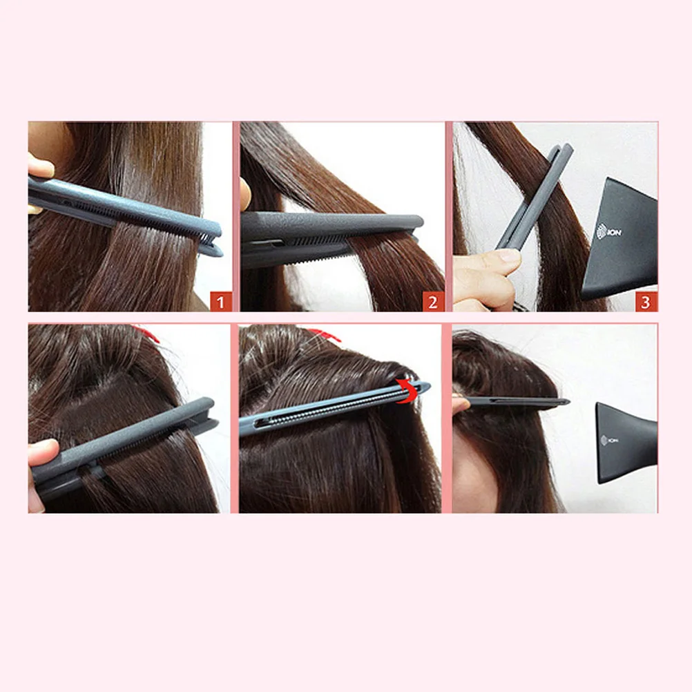 

3pcs V Shaped Hair Styling Plastic Straightening Tool Salon Accessories Durable Scalp Care Hairdressing Comb Easy Carry Barber