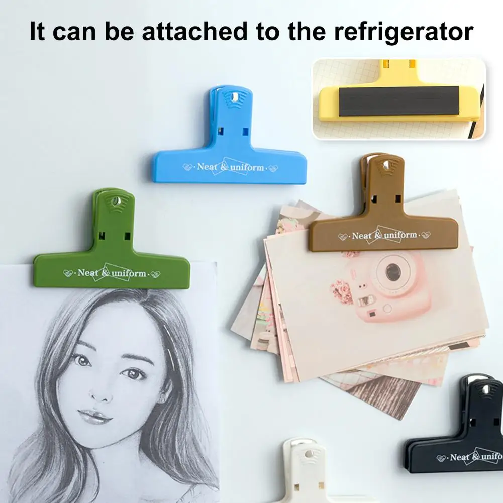 Carpeta de cola larga con sujeción firme, práctica, resistente a caídas, Clip de cola larga, mandíbula microdentada, suministros de oficina