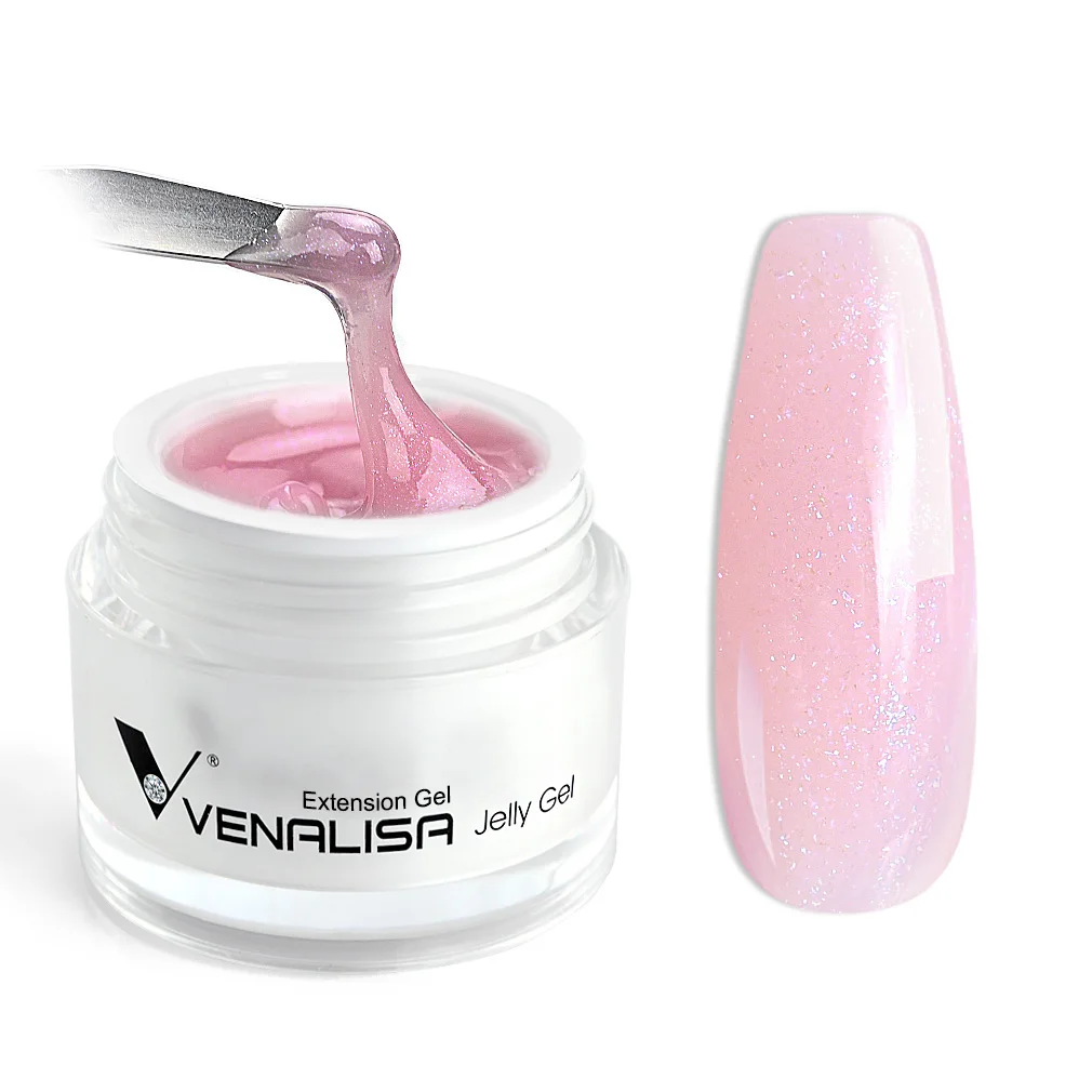 50 ml VENALISA Jelly Pink Gel Builder Nails Extension TPO Free French UV Construction Gel Gute Zähigkeit Building Nail Maniküre