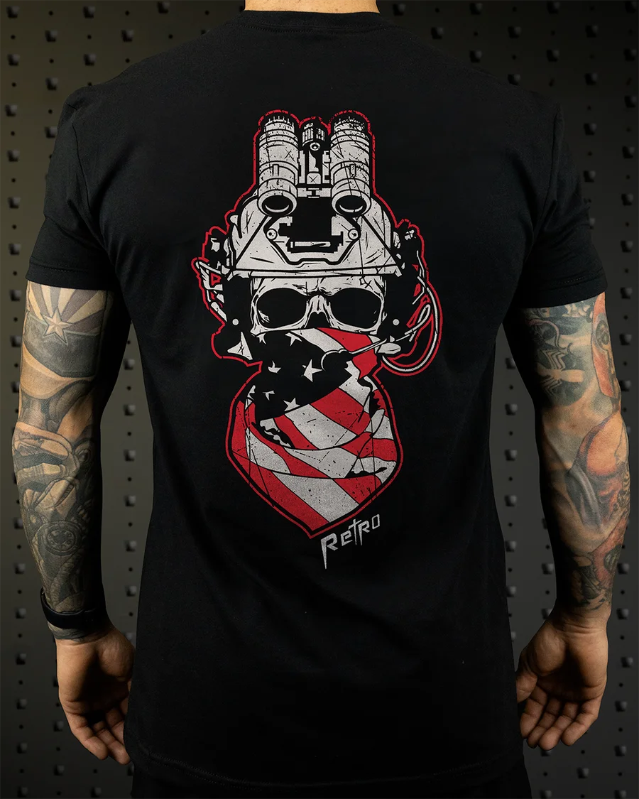 2026 Retro Rifle - Men's T-Shirt - Operator Tee Graphic Printing High-end Luxury Unisex Style Both of Men and Women