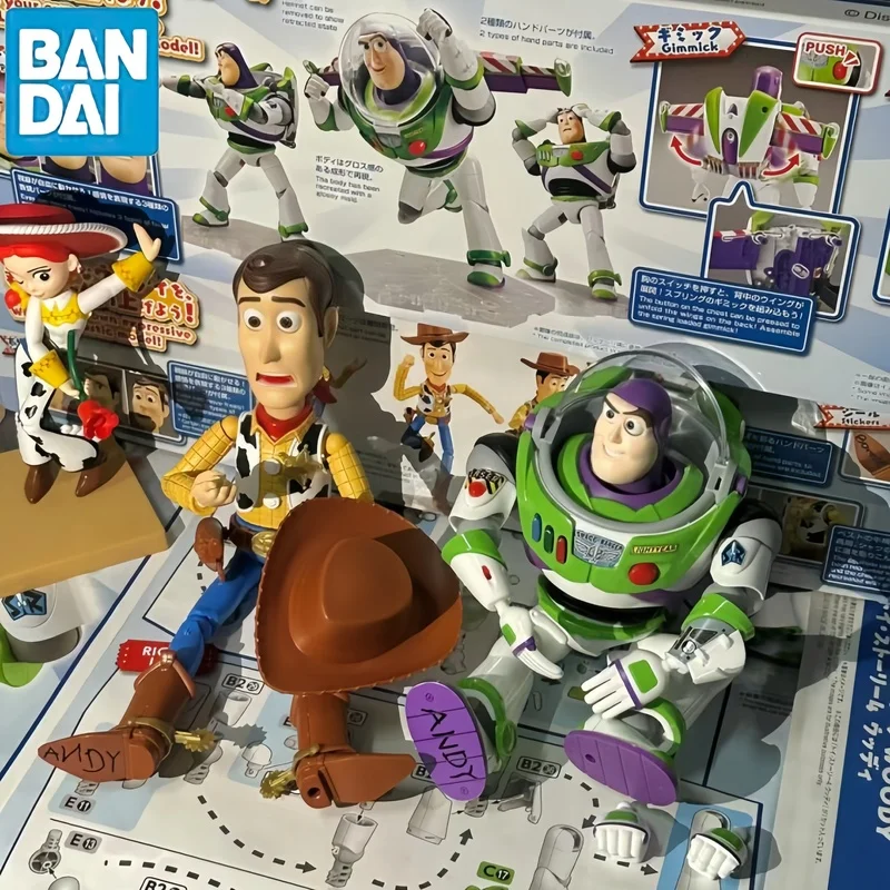 

Bandai Figure-Rise Standard Toy Story Woody Buzz Lightyear Action Figure Model Kit Assembly Model Toys Collection Birthday Gifts