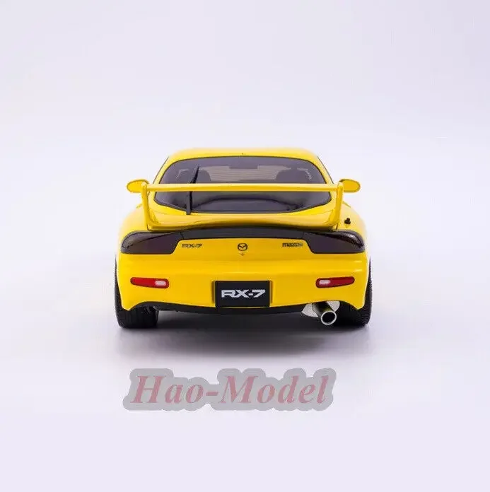 1:18 Dla MAZDA RX-7 SPEED PM FD3S Alloy Model samochodu Diecast Symulacja Zabawki Chłopcy Prezenty urodzinowe Hobby Wyświetlacz Ozdoby Żółty/Czerwony