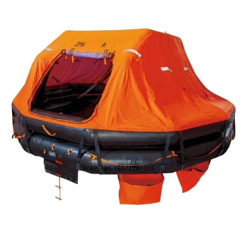 

Throwing inflatable life raft YJT-4/6/8 marine CCS EC life-saving equipment, emergency evacuation at sea