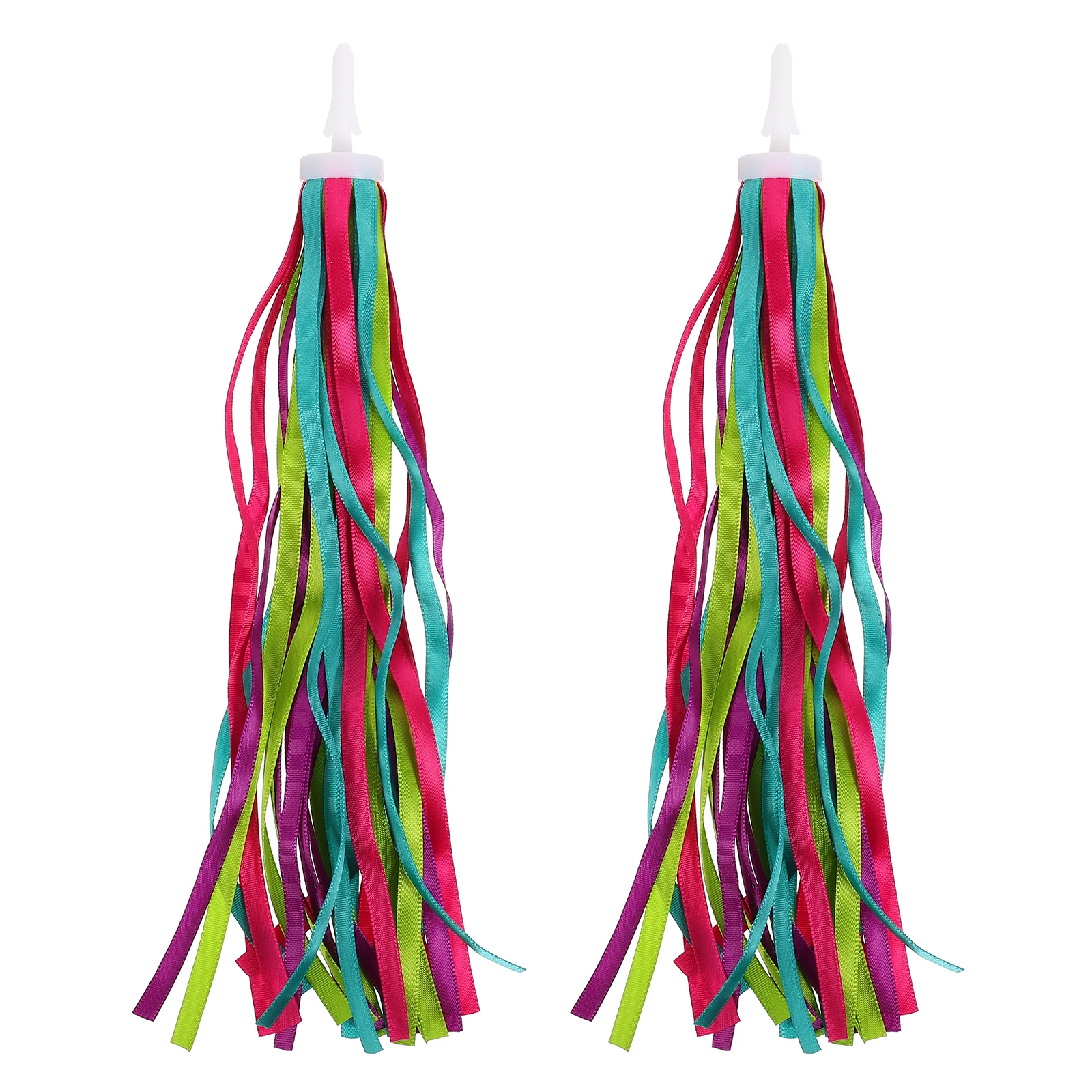 

Colorful Bicycle Streamers Bike Handlebar Accessories 120cm Polyester Decorative Fringe For Bikes Tricycles Scooters