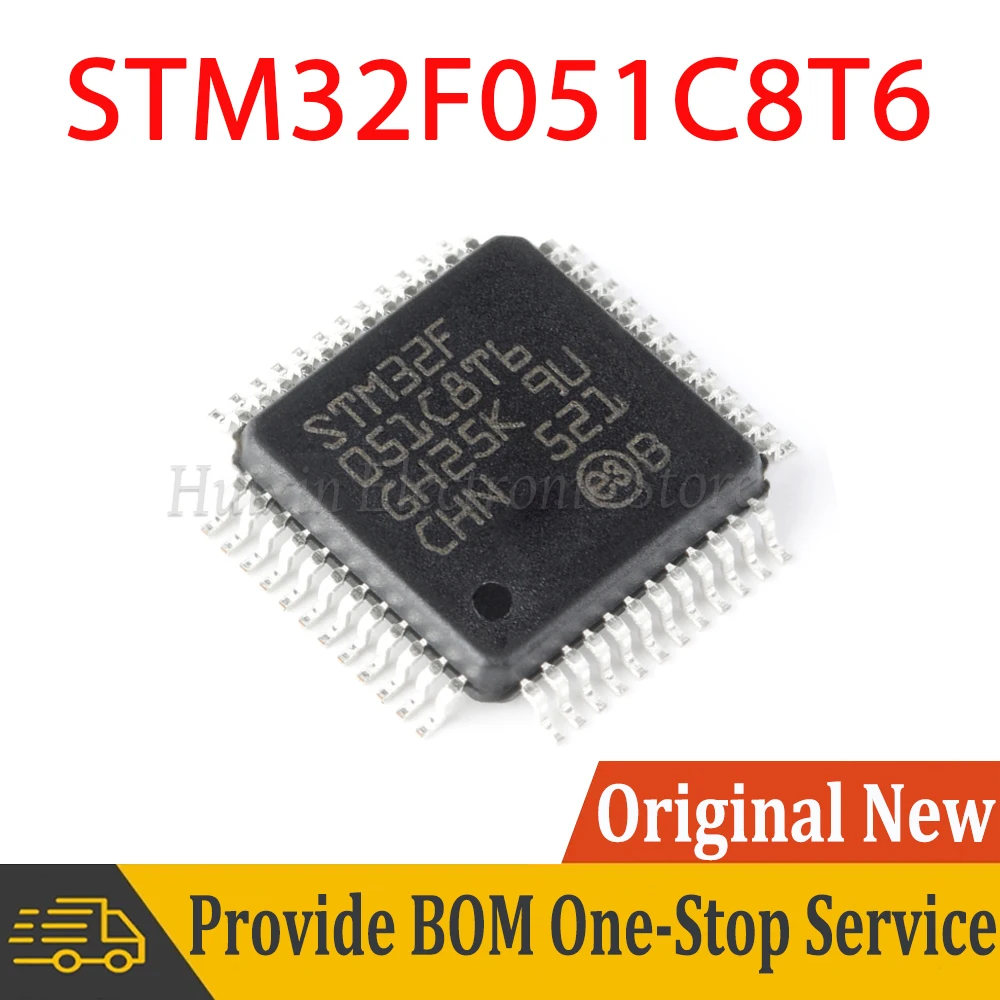 STM32F051C8T6 32F051C8T6 LQFP-48 Cortex-M0 32-bit Microcontroller-MCU SMD New and Original IC Chipset