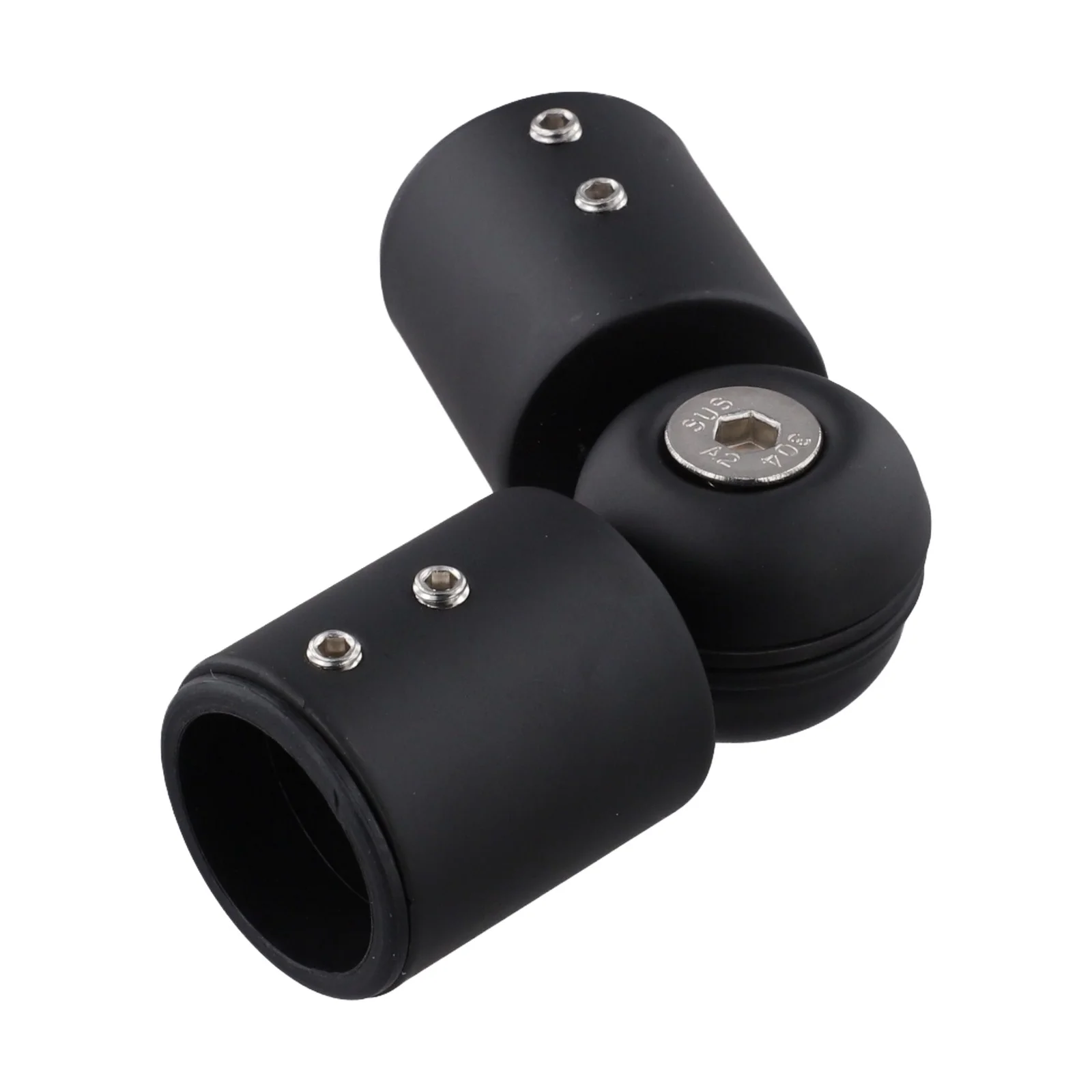 Adjustable Elbow Connector Shower Room Connector Black 304 Stainless Steel Construction Customizable Angle Settings