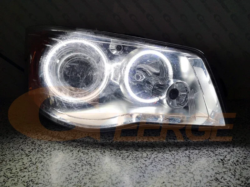 For Dodge Grand Caravan 2011 2012 2013 2014 2015 2016 2017 2018 2019 Day Light Ultra Bright SMD LED Angel Eyes Halo Rings - view 4