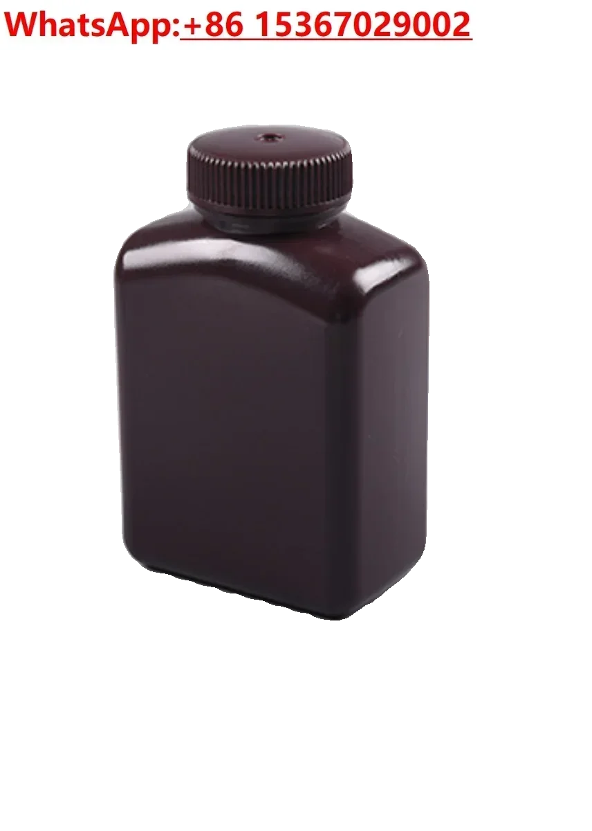 10Pcs HDPE material 500ml square flat reagent bottle, leave-in packaging, experimental consumables