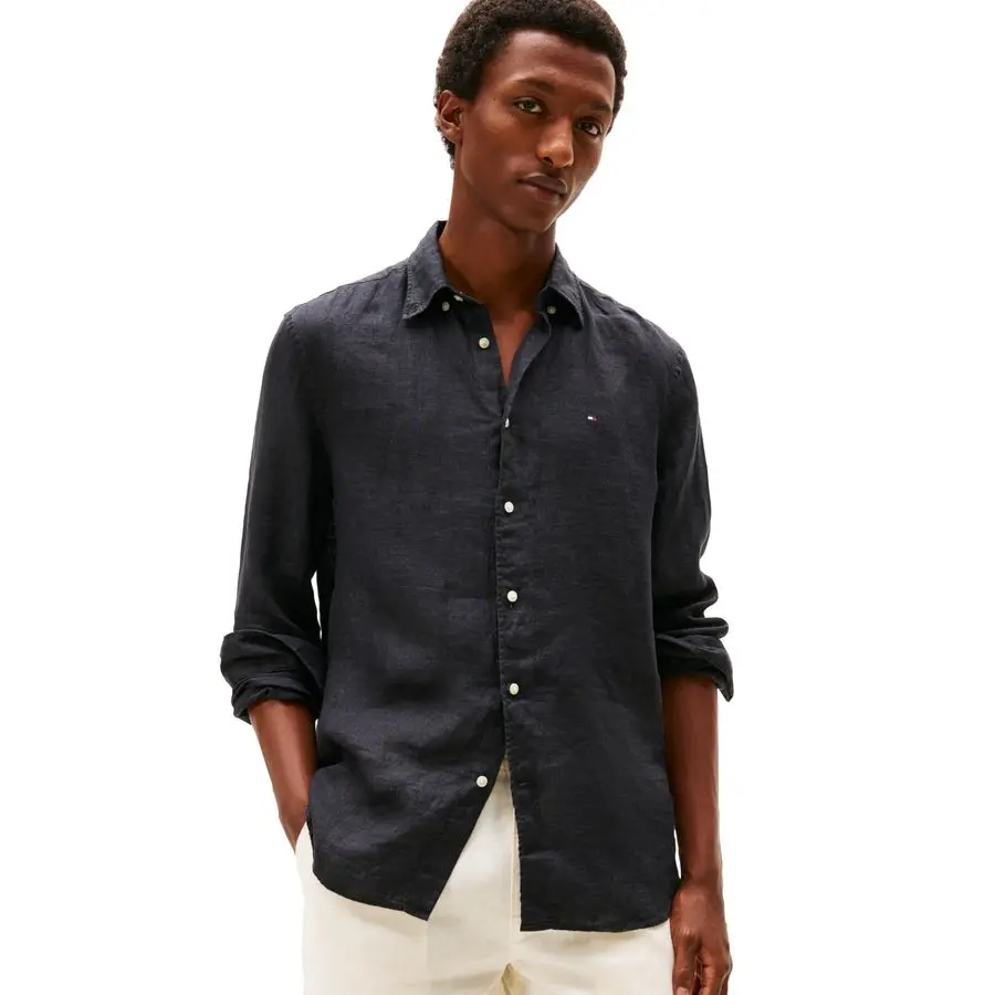 

Long Sleeve Casual Linen Button Down Shirts in Regular Fit
