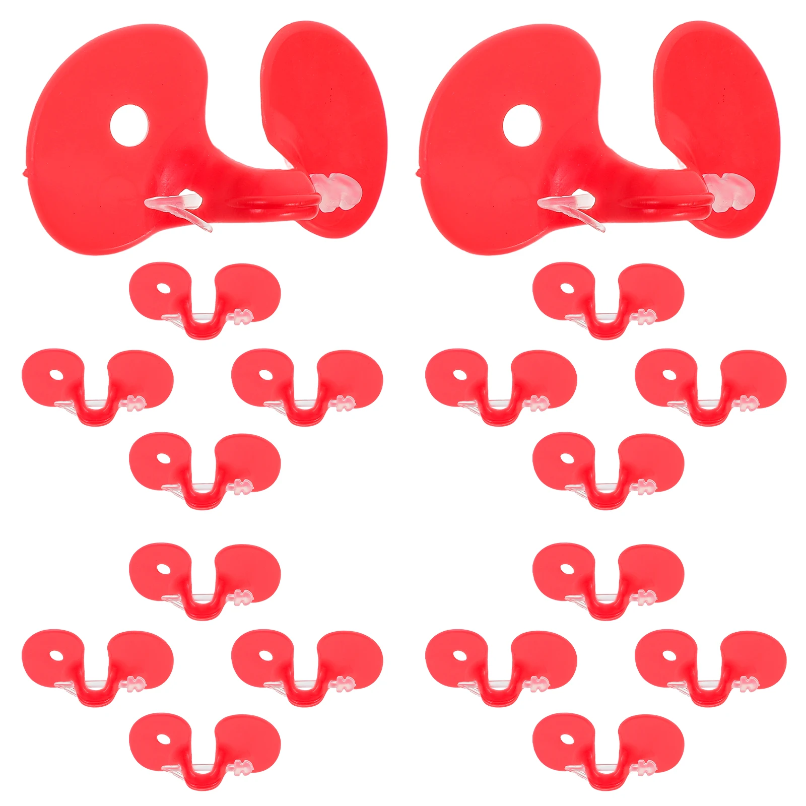 

100 Pcs Anti Pecking Eyeglasses Chicken Red Plastic Pet Accessories Farm Supplies poultry glasses peepers prevent