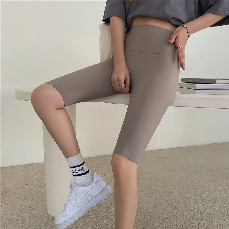 Mallas deportivas sin costuras para mujer, pantalones cortos ajustados de cintura alta, Push Up, ropa de entrenamiento para gimnasio, Yogo