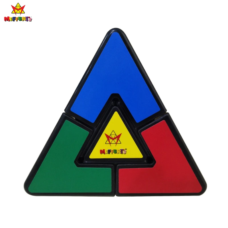 Meffert's Genuine 2x2 Puzzle Pyramid Duet Magic Cube 2x2 Cube Student Fun Toys for Adult and Kids Gift