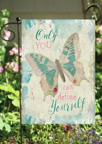 Only You Can Define Yourself   Garden Flag   ~ Double Sided   12x18 Garden Flag