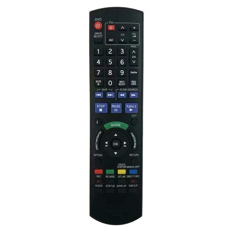 

Remote Control For Panasonic DMR-ES10 DMR-EH49 DMR-EH53 DMR-EH495 DMR-EH595 DMR-EH695 DVD Player Recorder