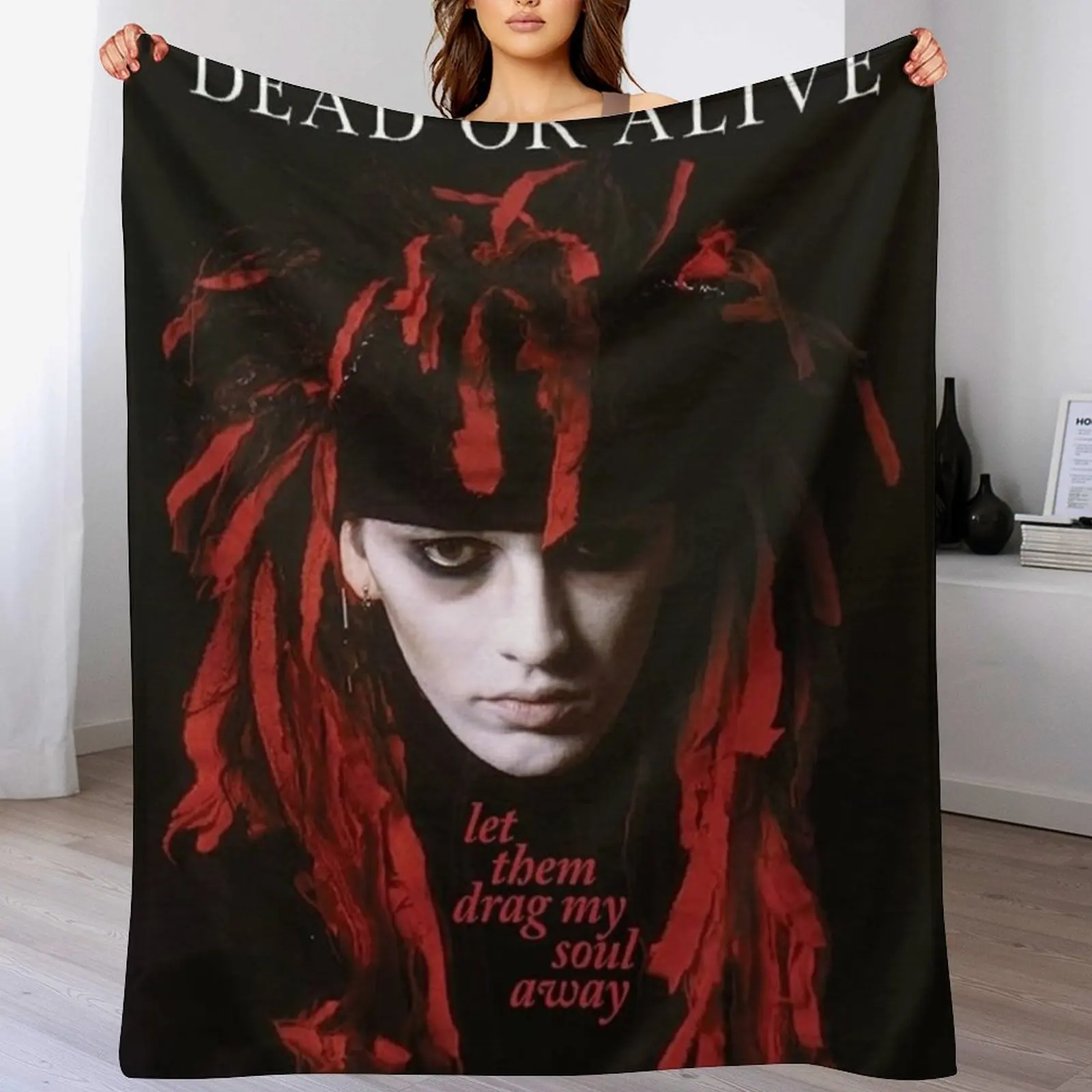 Dead Or Alive Pete Burns Throw Blanket