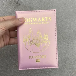 Women Passport Cover Pink Travel Wallet Pu Leather Covers for Passports Travel Organizer Wallet Pasjeshouder Passport Protector