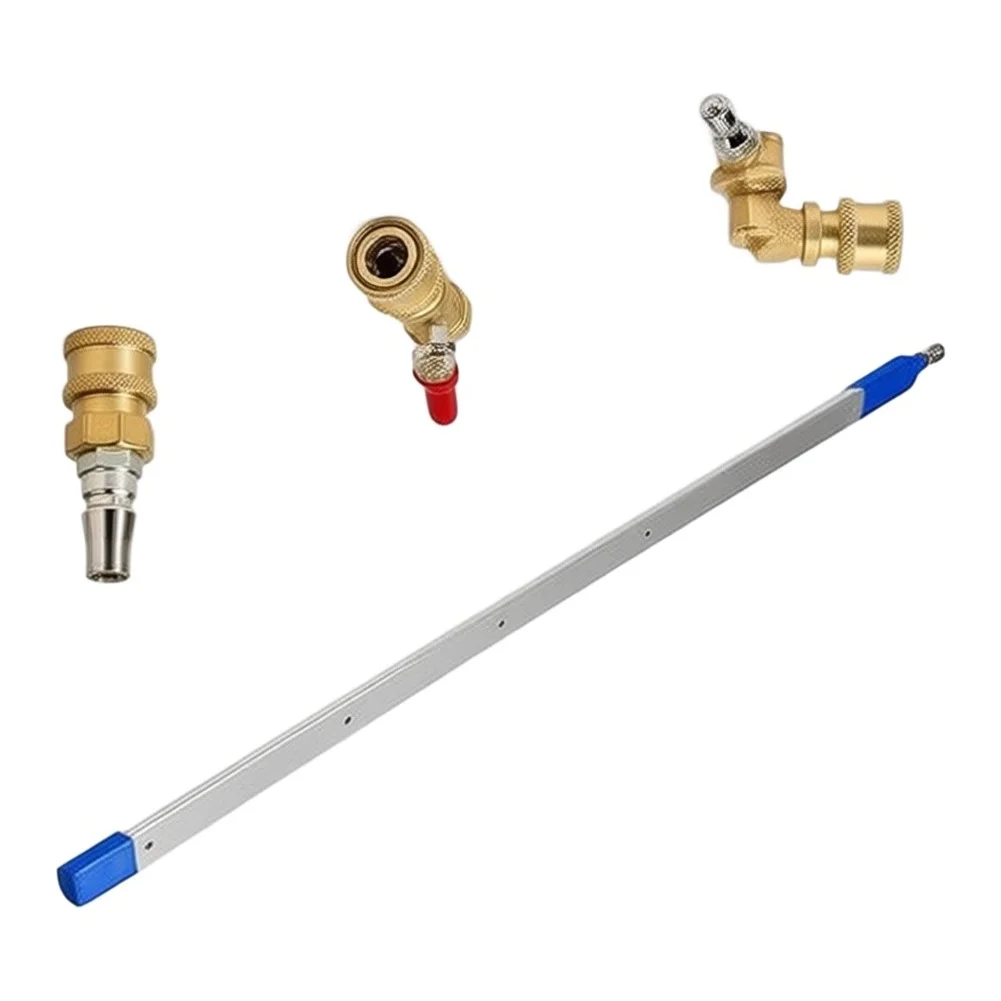 24Inch Radiator Cleaning Wand For Cars,Ultra-Thin 5mm Dual Use Air Water Pressure Washer= Nozzle With 180 Swivel Joint For Truck