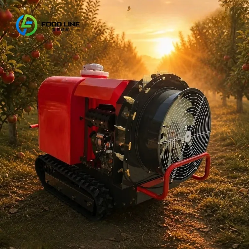 Custom made Remote Control  Electric Hybrid Air Blast 6 Ceramic Nozzles Self Propelled Crawler