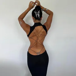 Women Dress Elegant Long Dresses Party Night Dress Women Dresses Woman Female Sexy Backless Bow Dress for Women