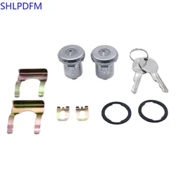 SHLPDFM Door Lock Cylinder Set with 2 Keys for Chevrolet GMC Buick Cadillac Oldsmobile Pontiac
