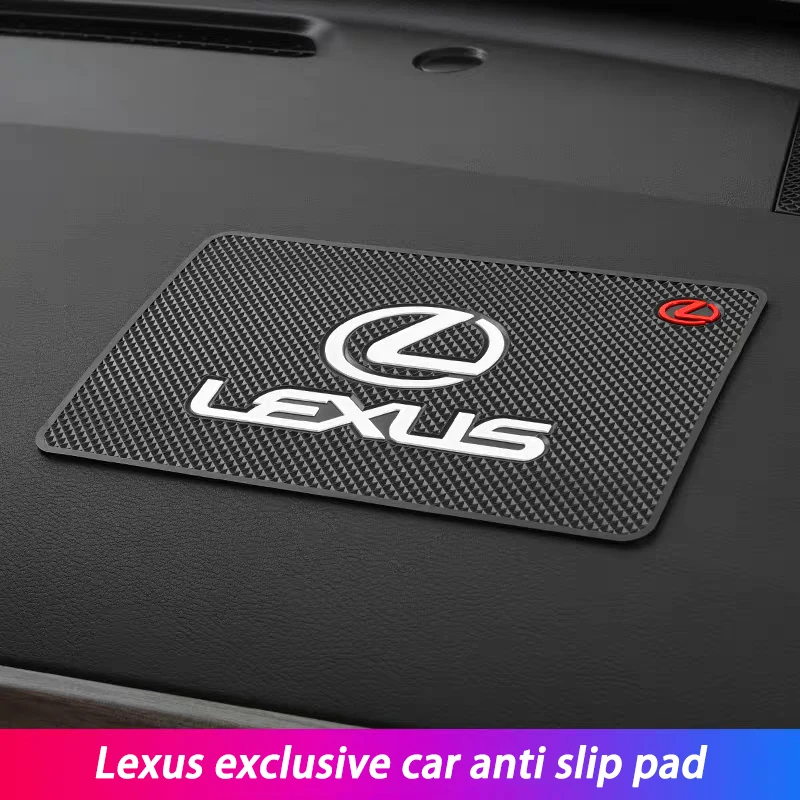 سيارة سيليكون المضادة للانزلاق حصيرة الهاتف المضادة للانزلاق الوسادة لكزس GS300 UX LS RX300 UX250h GS NX GX460 GX RX450h IS350 IS200 IS250 RX350 #1