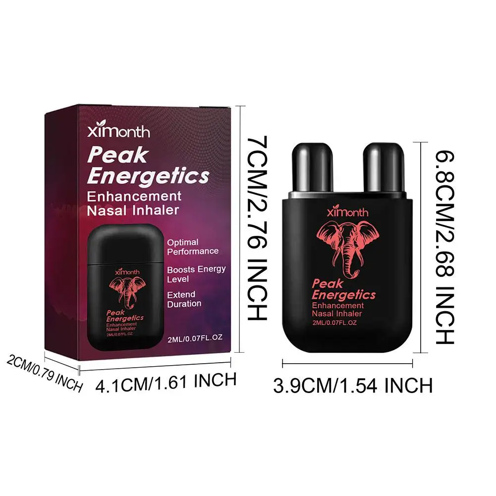 Inhaler hidung, peningkatan kekuatan pria meringankan ketidaknyamanan fisik relaksasi perawatan kesehatan tubuh