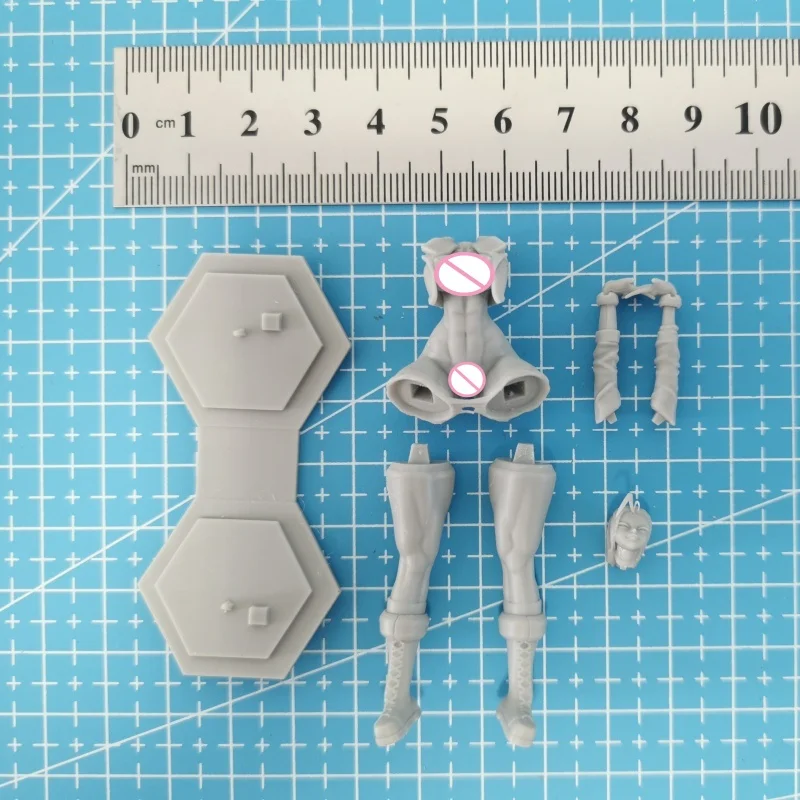 Harzfigur im Maßstab 1:24, Aufwärmungsversion von Jamie White Nsfw, Modellbausatz zum Zusammenbauen, unmontiertes und unbemaltes 3D-Druckspielzeug