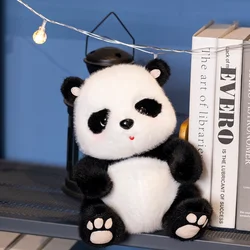 Sentado e Deitado Panda Boneca para Meninas Brinquedo de pelúcia Decoração do quarto Kawaii Decoração fofa Presente de maquiagem