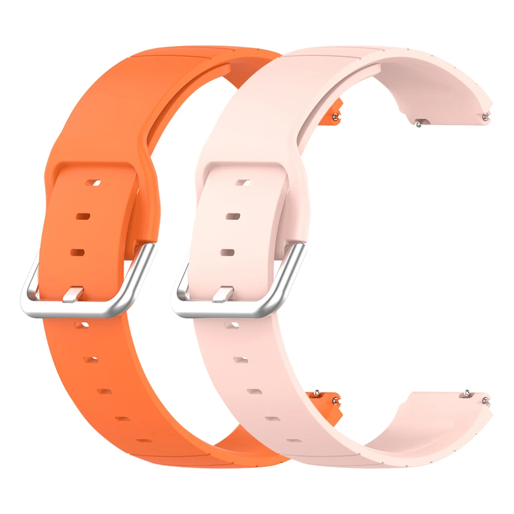 

2 Pack Smartwatch TPU 19mm Watch Bands for Umidigi Uwatch 3/ GT Replacement Straps for ID205L ID215G ID205U ID205S Wristbands